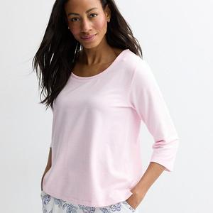 Женская уютная пижама Luxe Croft & Barrow, Cradle Pink Na H Rib