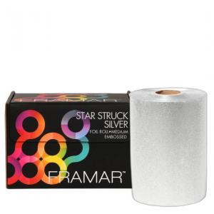 ФРАМАР Алюминиевая фольга для парикмахерских рулонов STAR STRUCK SILVER 97,5 м Inna