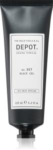 300 Hair Styling No. 307 черный гель для укладки волос для темных волос Depot, 125 мл