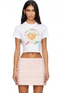 Casablanca Детская футболка с принтом оранжевого талисмана