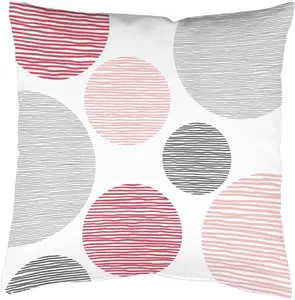 Декоративная подушка Vision S "БОРДЕН", чехол без наполнителя. 1 шт 40х40 см, розовый