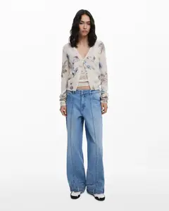 Женские джинсы с зауженным книзу эффектом Desigual, синий