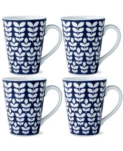 Набор из 4 кружек Bluefjord, 355 мл Noritake, Blue