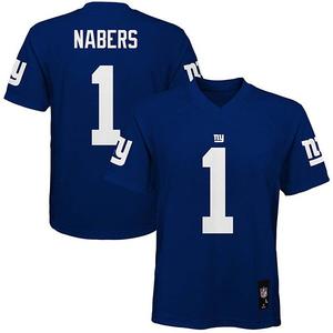 Молодежная реплика джерси игрока malik nabers royal new york giants Outerstuff