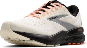 Мужские нейтральные беговые кроссовки Brooks Ghost 16, черный/оранжевый