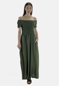Платье Elara Maxi dress, Grün/Khaki