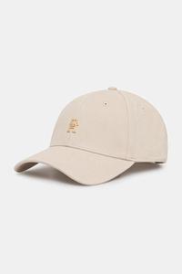 Хлопковая кепка с козырьком Tommy Hilfiger, бежевый