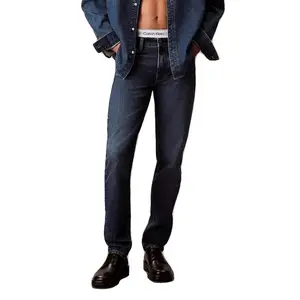 Джинсы Calvin Klein LV04RB758G, зауженный крой Calvin klein jeans, синий