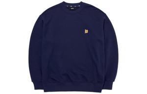 Обычная базовая худи унисекс темно-синяя MLB