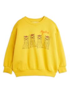Mini Rodini толстовка с графическим принтом, желтый