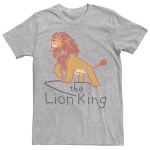 Мужская футболка с логотипом «Король Лев Симба» Disney