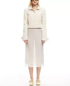 Женская куртка Balmy с застежкой на пуговицы спереди и длинными рукавами Lioness, коричневый/бежевый