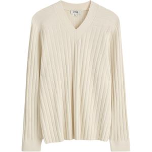 COS Свитер мужской кремово-белый