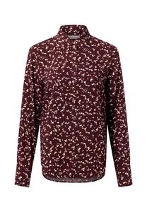 Блуза Marc O'Polo Button-down blouse, Schoko Ecru/Brown