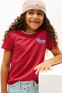 Детская футболка Tommy Hilfiger, розовый