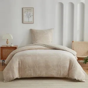 Комплект постельного белья OLDBIAO 135x200 см с наволочкой 80 x 80 см, цвет мягкий бежевый Sonstige Vorlage