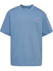 Hummel Детская свободная футболка Hmljr из выцветшего денима