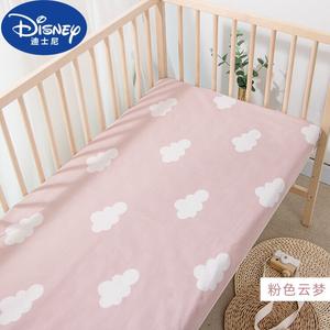 Disney Простыня на резинке для детской кроватки 120х70 см, 100% хлопок, цвет Pink Cloud Dream