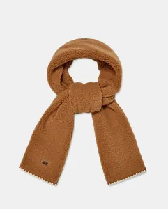 Шарф из овчины с узором UGG, песочный