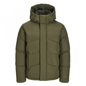 Пуховик Jack & Jones World, зеленый