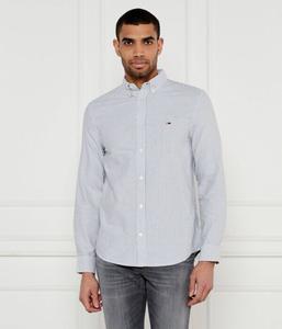Рубашка Tommy Jeans Slim Fit, белый