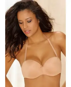 Женский многофункциональный бюстгальтер пуш-ап без бретелек LASCANA, коричневый/бежевый