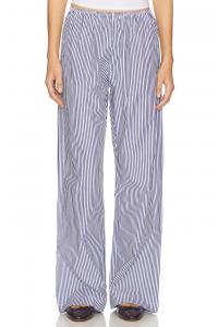 Брюки "Pop Simple Pant" Donni, navy stripe
