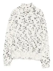 Свитер с высоким воротником Kangra, белый