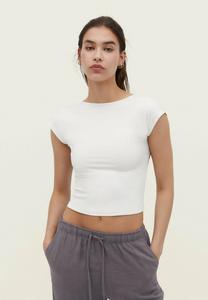 Базовая футболка Stradivarius, белый