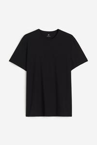 Футболка H&M Slim Fit, черный