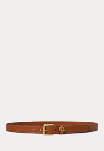 Пояс LOGO KEEPER LEATHER BELT Lauren Ralph Lauren, цвет Tan