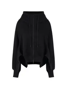 Асимметричное худи Yohji Yamamoto, черный