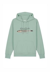 Толстовка с капюшоном NIEDLICHE SARDELLE watapparel, светло-зеленый