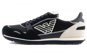 Кроссовки EMPORIO ARMANI Lifestyle Shoes Men Low-top Navy, цвет Navy