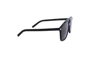 Солнцезащитные очки Aviator Frame SAINT LAURENT, черный
