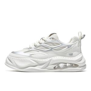 Дышащие легкие низкие повседневные туфли для увеличения роста MOERBAI, черные