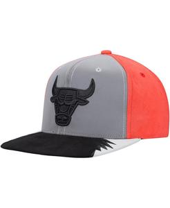 Мужская серо-красная кепка Snapback Chicago Bulls Day 5 Mitchell & Ness
