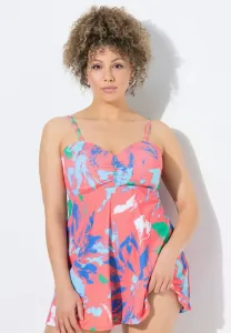 Пляжный аксессуар с художественным цветочным принтом Ulla Popken, Coral