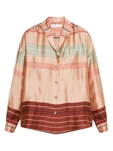 Пижамная рубашка в полоску Hanro, розовый