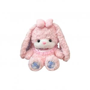 Милый мягкий плюшевый мишка с бантом, плюшевая кукла зайчик высотой 21см/30см MENGMENGBUNNY