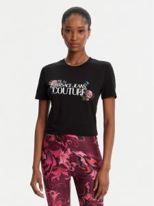 Футболка regular fit 79HAHB00 CJB01 Versace Jeans Couture, чёрный
