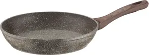 Сковорода алюминиевая Pintinox Chalet с ручкой, коричневый