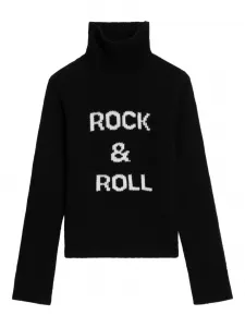 Свитер rock & roll с высоким воротником Zadig&Voltaire, черный