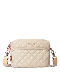 Небольшая стеганая сумка для фотоаппарата Mz Wallace, бежевый