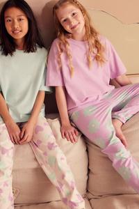 Пижамы Jogger, 2 шт в упаковке (3 16 лет) Next, фиолетовый