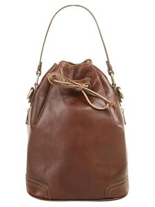 сумка через плечо коричневого цвета piké