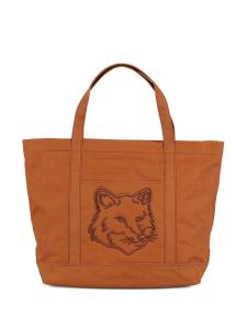 Большая сумка Fox Head Maison Kitsuné, коричневый