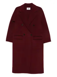Двубортное шерстяное пальто ALPHA STUDIO, красный