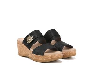 Туфли Dr. Scholl's Cali Vibe Wedge Sandal, черный