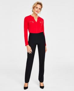 Прямые брюки Petite с L-карманом I.N.C. International Concepts